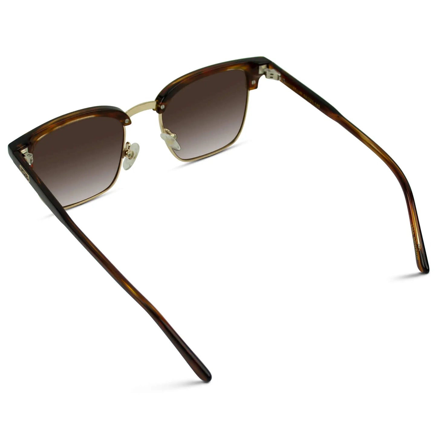 Mesquite Tortoise / Gradient Brown Lens || Mesquite Tortoise Horn Rimmed Polarized Sunglasses with Brown Gradient Lenses