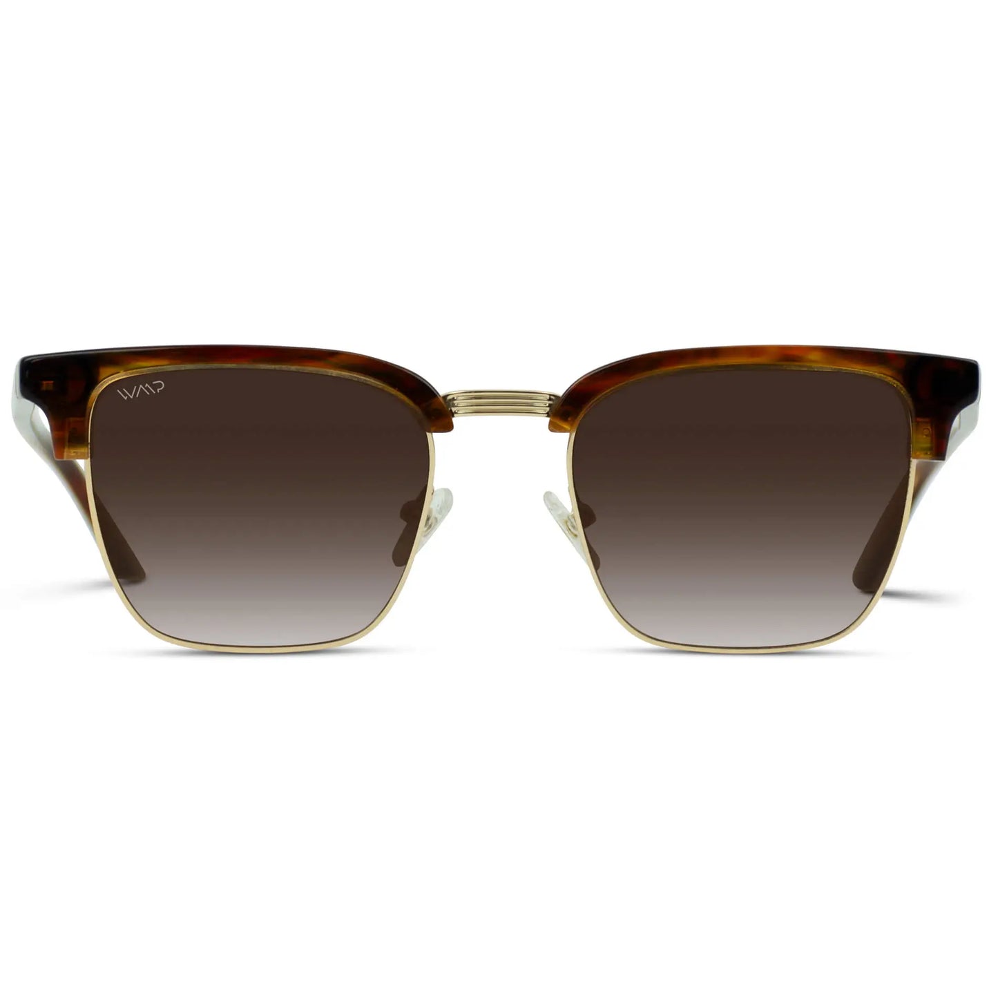 Mesquite Tortoise / Gradient Brown Lens || Mesquite Tortoise Horn Rimmed Polarized Sunglasses with Brown Gradient Lenses