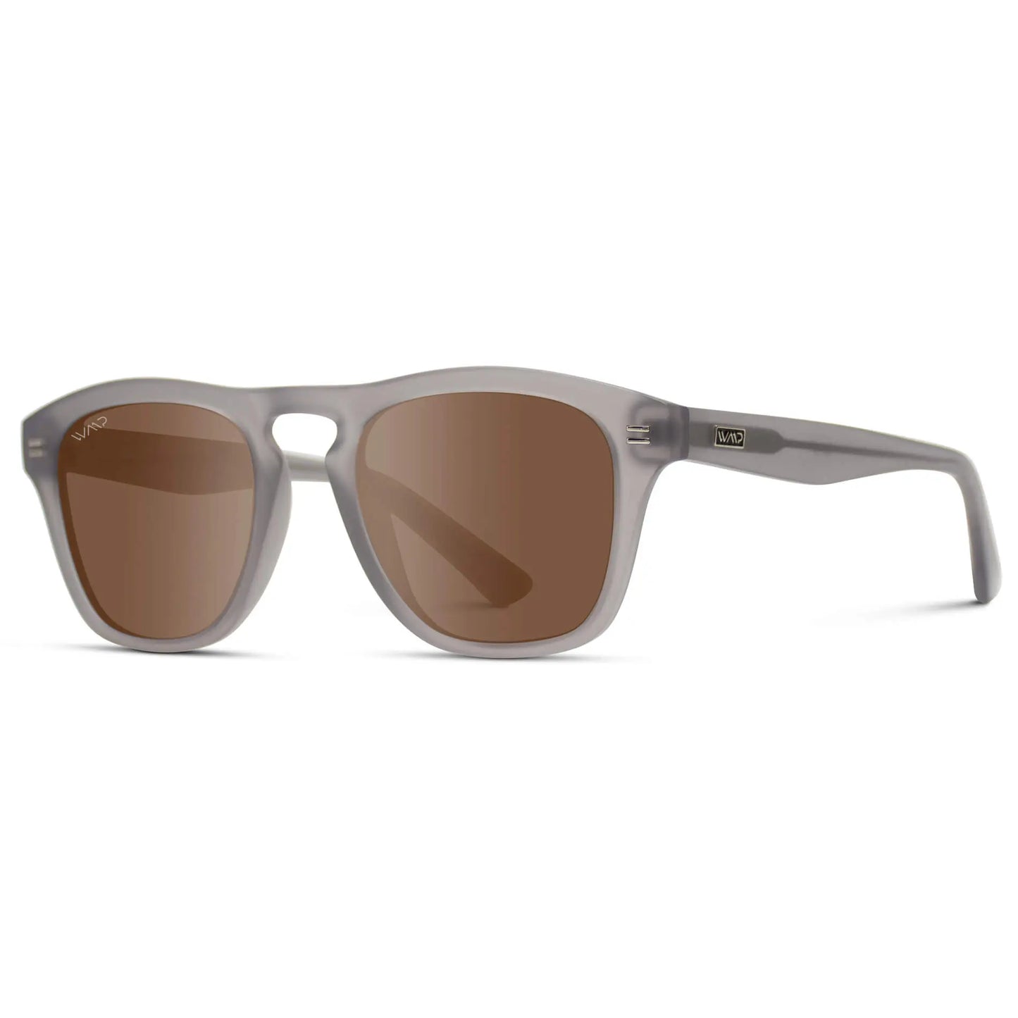Moonrock Grey / Brown Lens || Acetate Sunglasses in Moonrock Grey with Brown Polarized Lenses