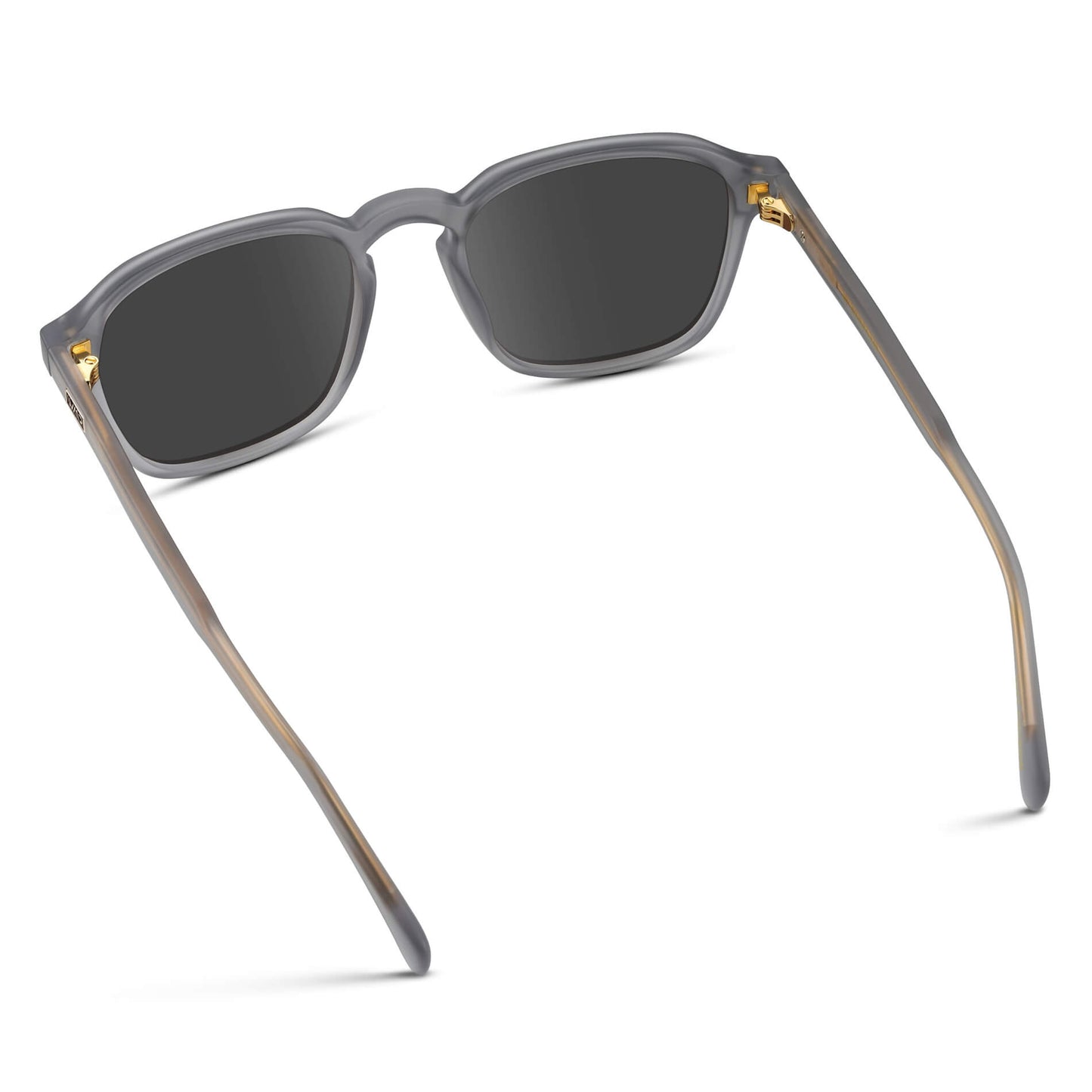 Moonrock Grey / Grey Lens || Grey Square Frame with Grey Prescription Sunglass Lenses