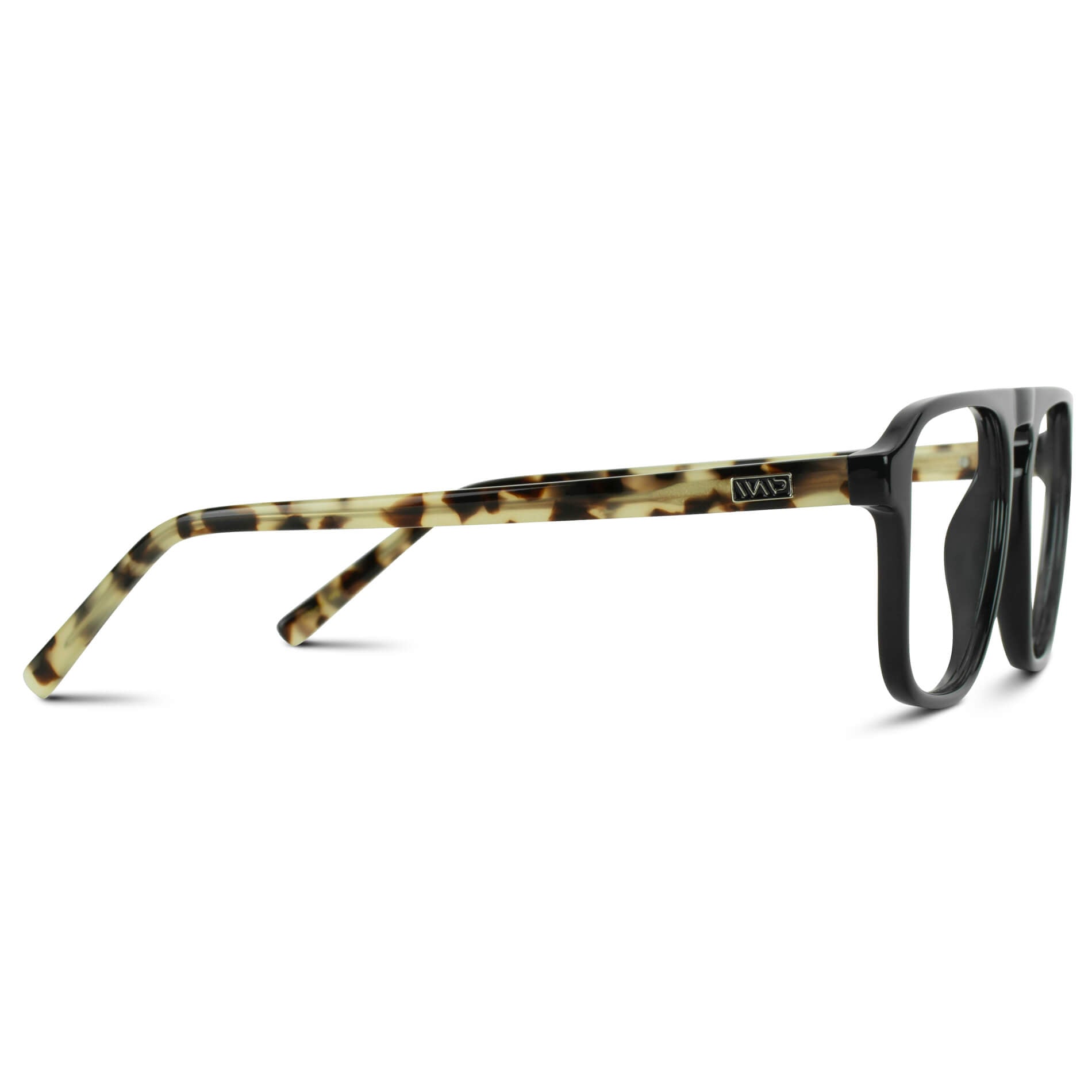 Black Beige Tort || Prescription Frames with Clear Lenses