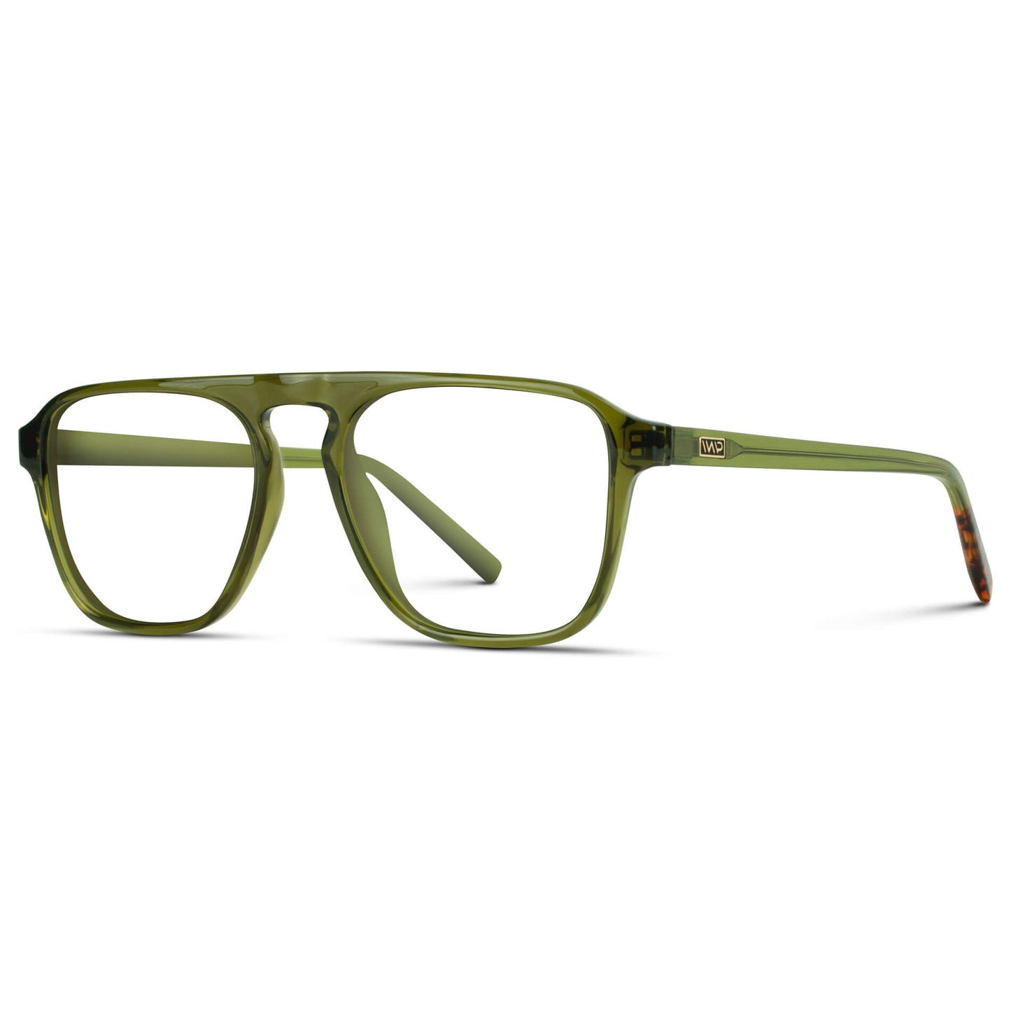 Crystal Saguaro Green || Prescription Frames with Clear Lenses