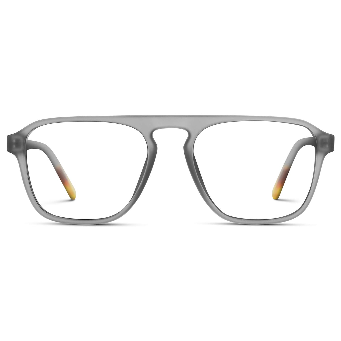 Moonrock Grey || Prescription Frames with Clear Lenses