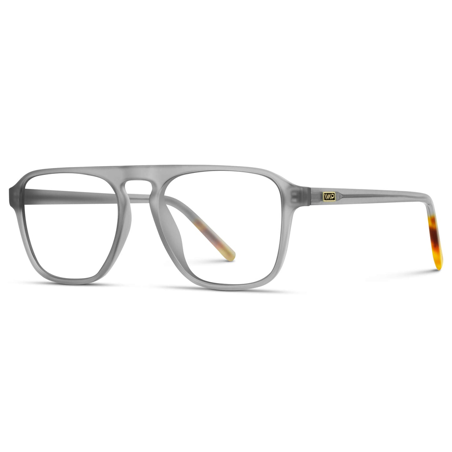 Moonrock Grey || Prescription Frames with Clear Lenses