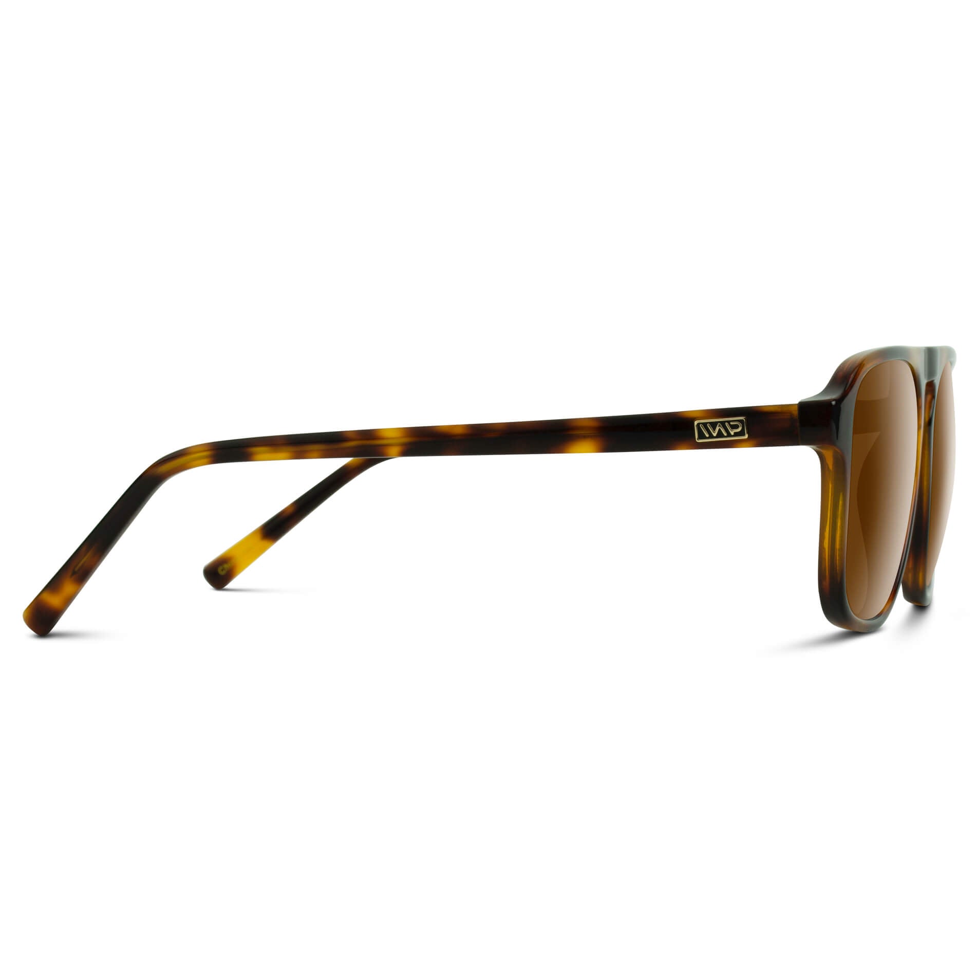 Whiskey Brown Tortoise / Amber Lens || Tortoise Single Bridge Aviator Sunglasses with Brown Prescription Lenses