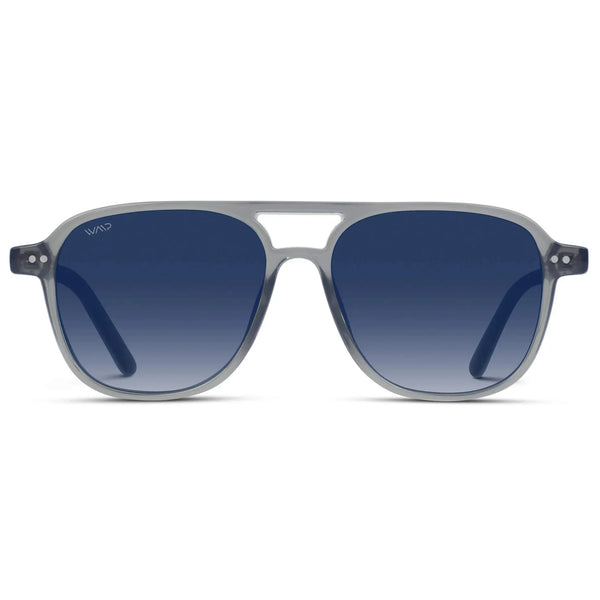 Hayden | Polarized - Crystal Mist / Blue Gradient Lens