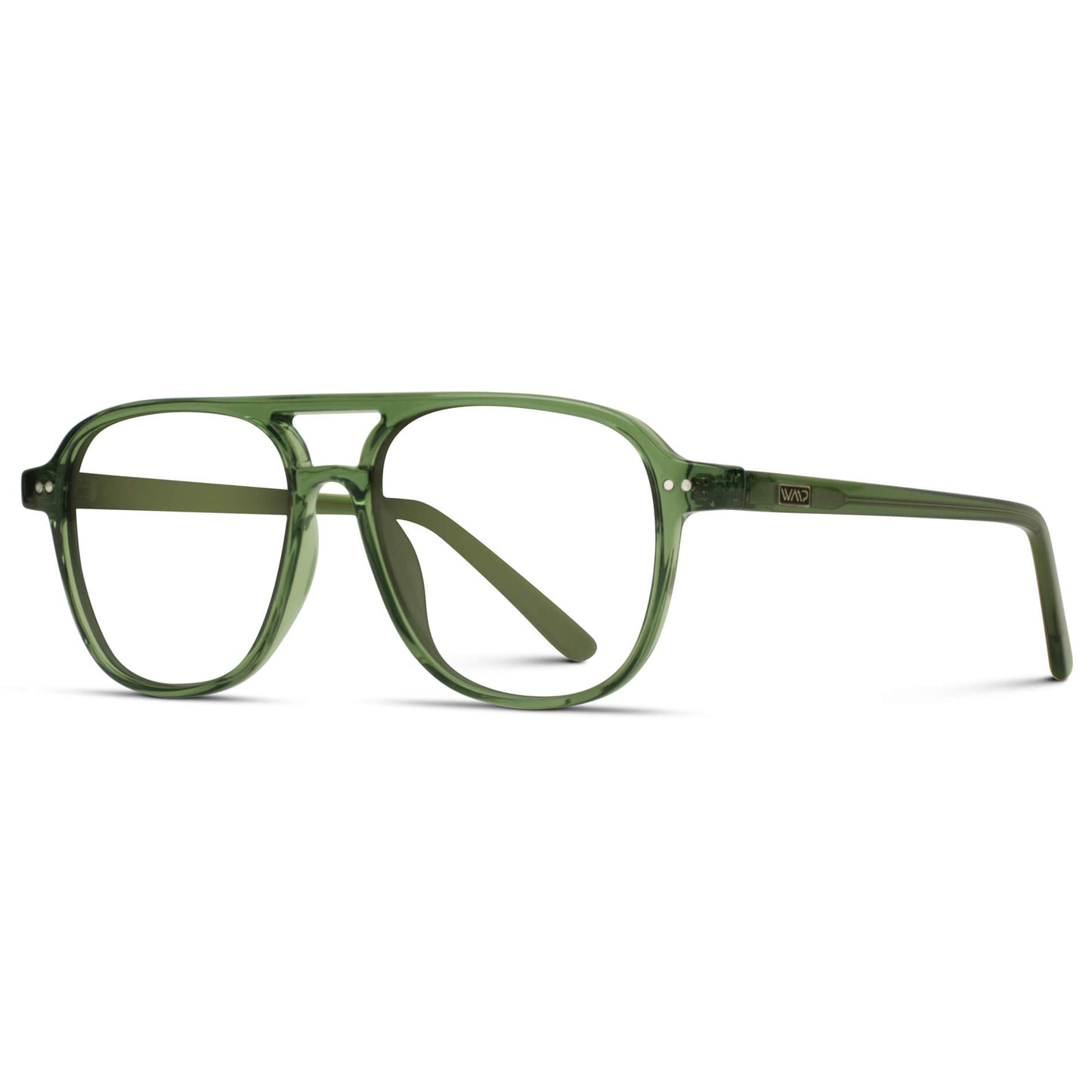 Emerald Green || Prescription Frames with Clear Lenses