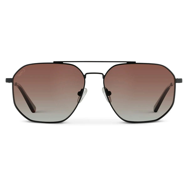 Emmett | Polarized - Black Carbon / Gradient Brown Lens