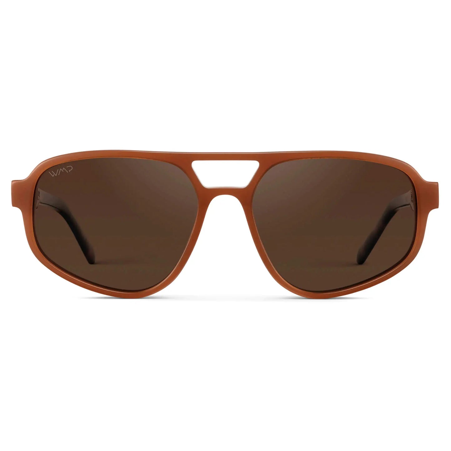 Milky Rust Tortoise / Brown Lens || Milky Rust Tortoise Acetate Frame with Brown Polarized Lens