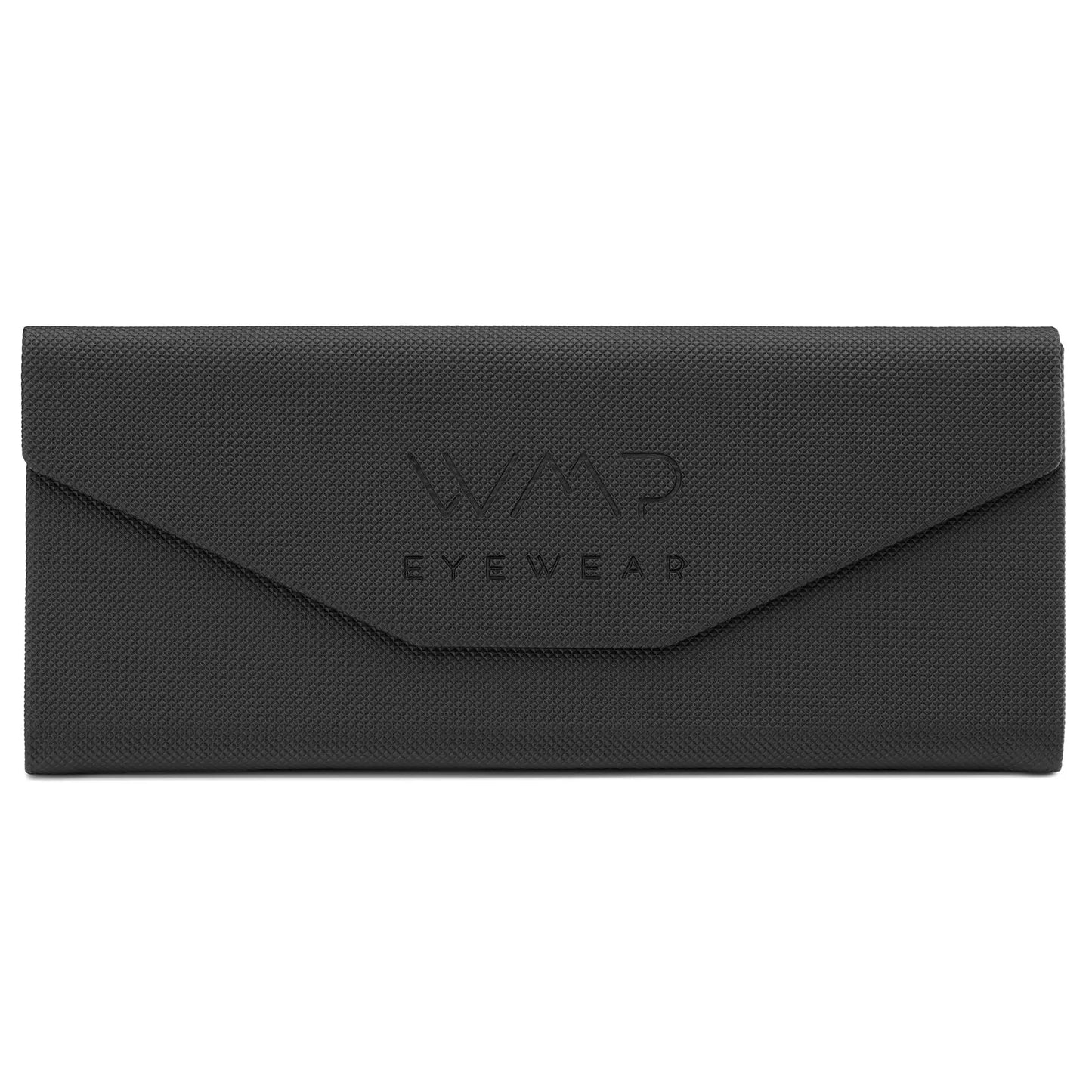 Black || Black Foldable Magnetic Sunglasses Case to Protect Eyewear