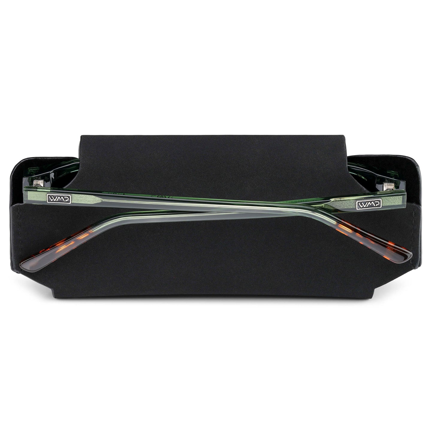 Black || Sleek Black Magnetic Eyewear Pocket Case