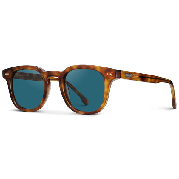 Clark | Polarized - Saddlewood Tortoise / Laguna Blue Lens
