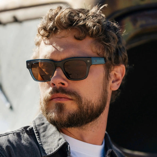 Clint | RX - Crystal Steel Blue / Amber