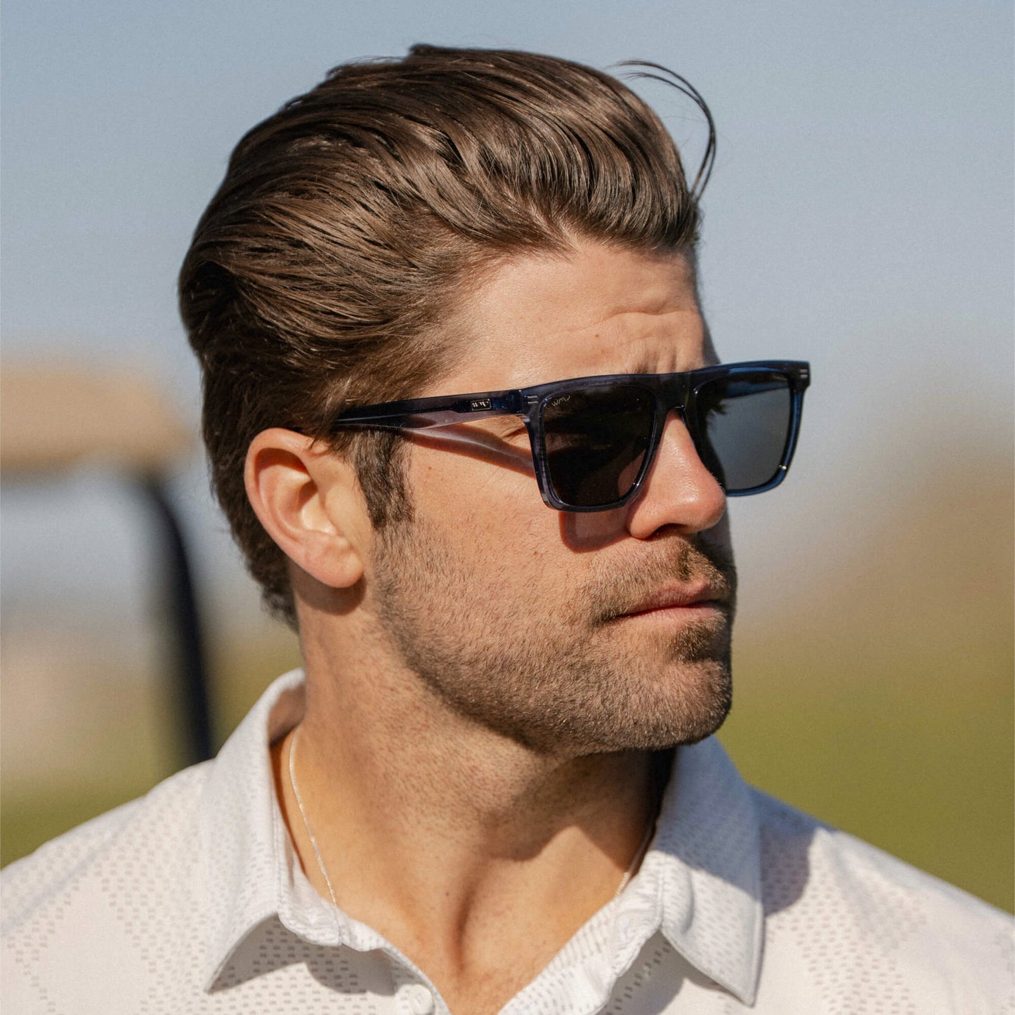 The Tee Time Kit || Best Selling Golf Styles Ace in Indigo Blue Grain and Wyndham in Denim Blue