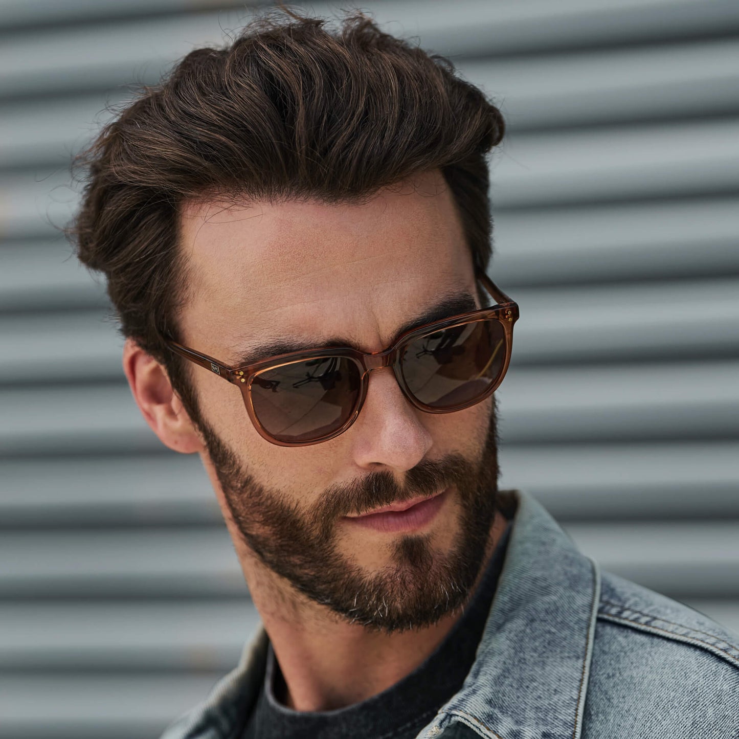 Crystal Brown / Brown Gradient Lens