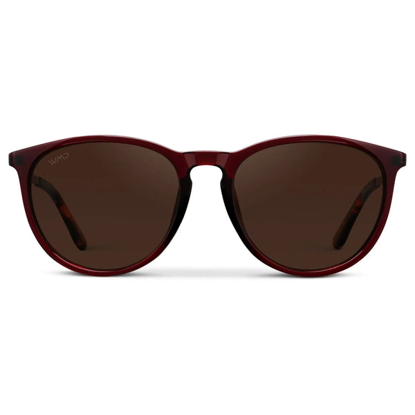 Drew | Polarized - Crystal Cherry Red / Dark Brown Lens