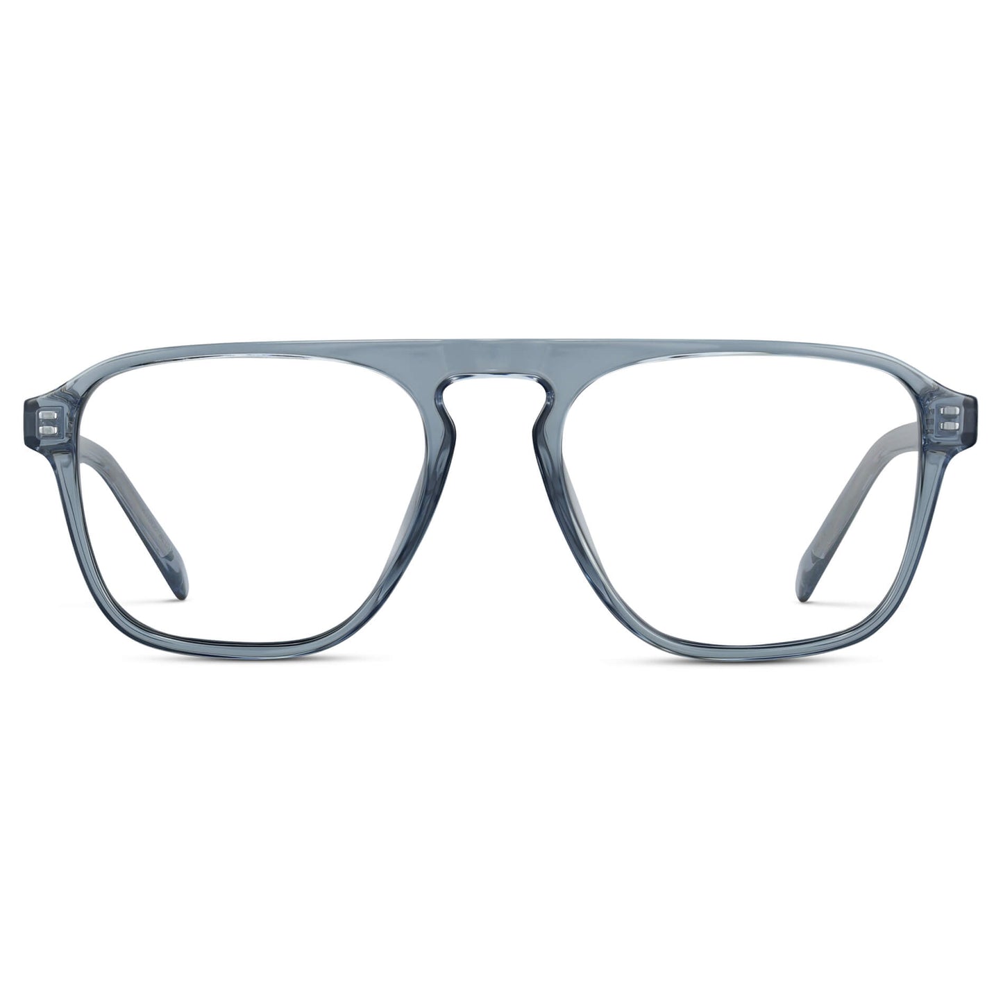 Denim Blue || Prescription Frames with Clear Lenses