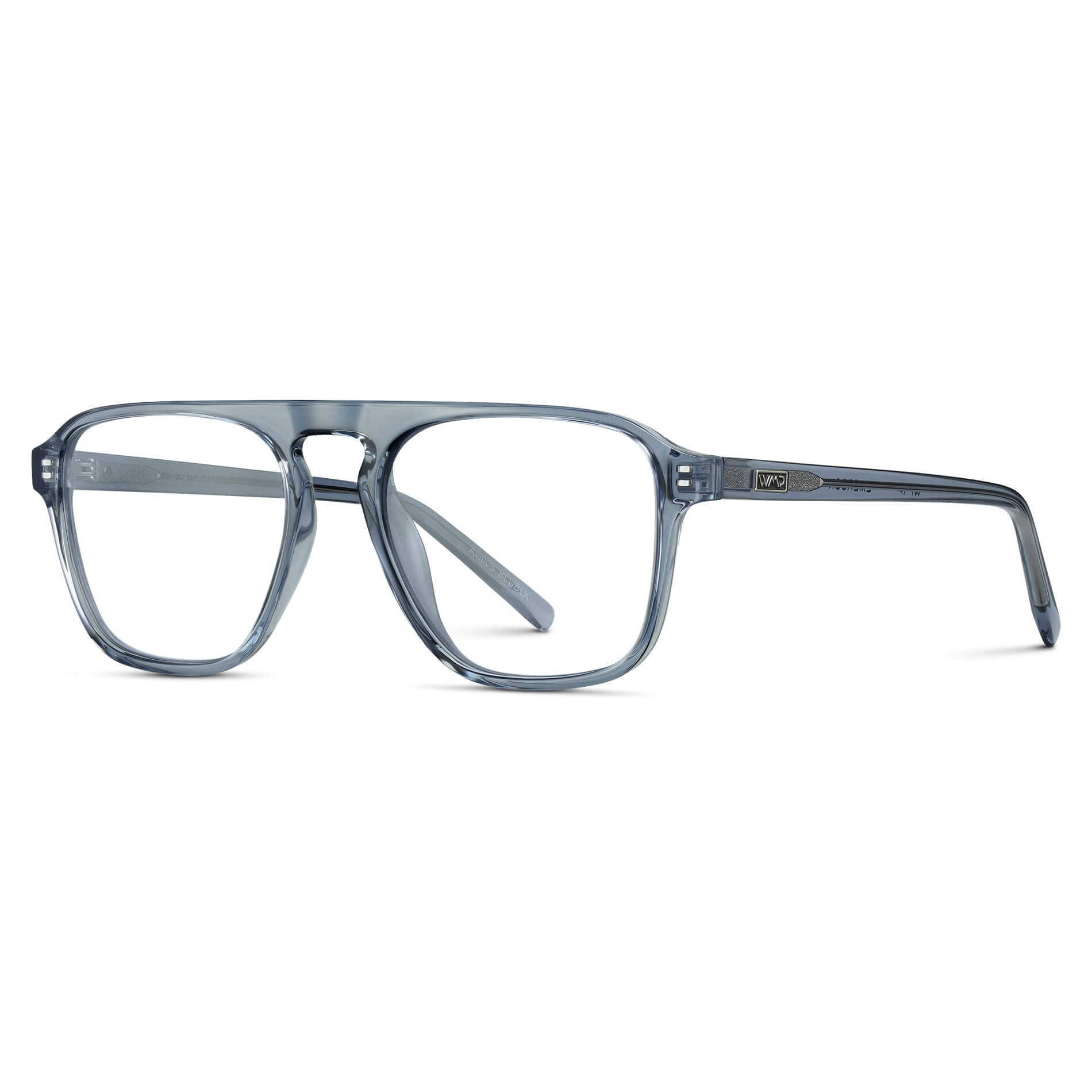 Denim Blue || Prescription Frames with Clear Lenses