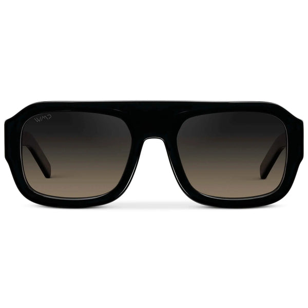 Harlee | Polarized - Black / Grey Brown Gradient Lens