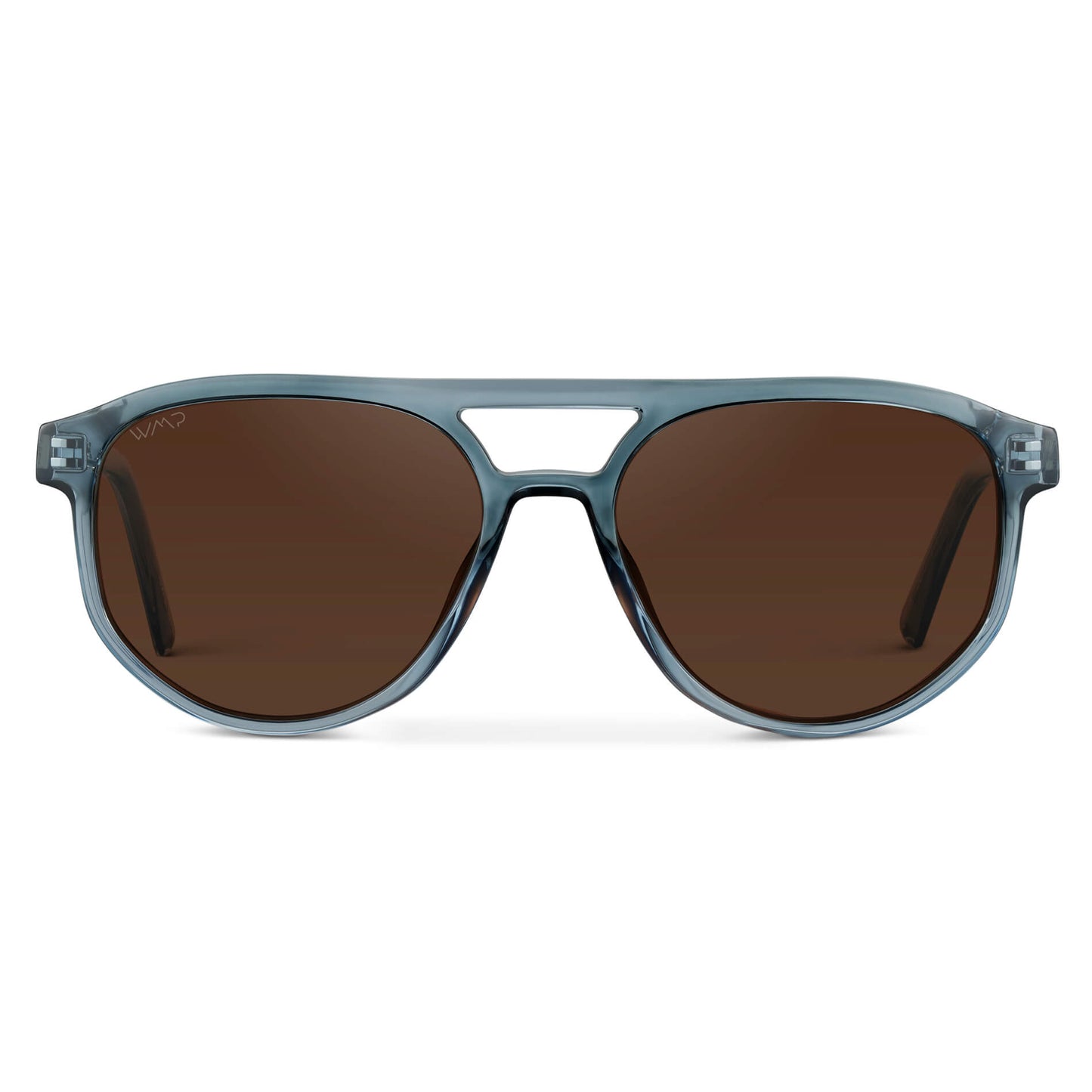 Chambray Blue / Brown Lens