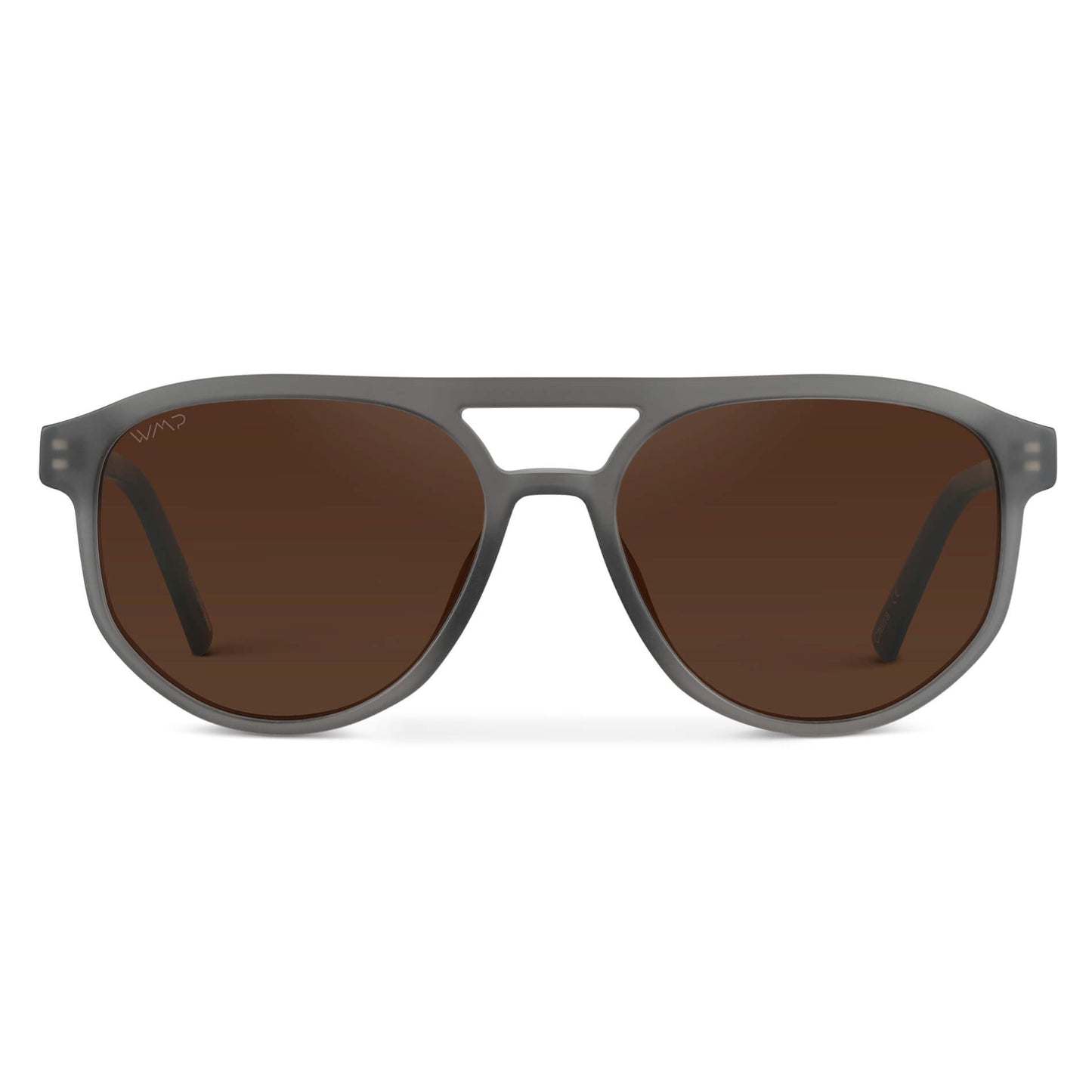 Frosted Graphite / Brown Lens