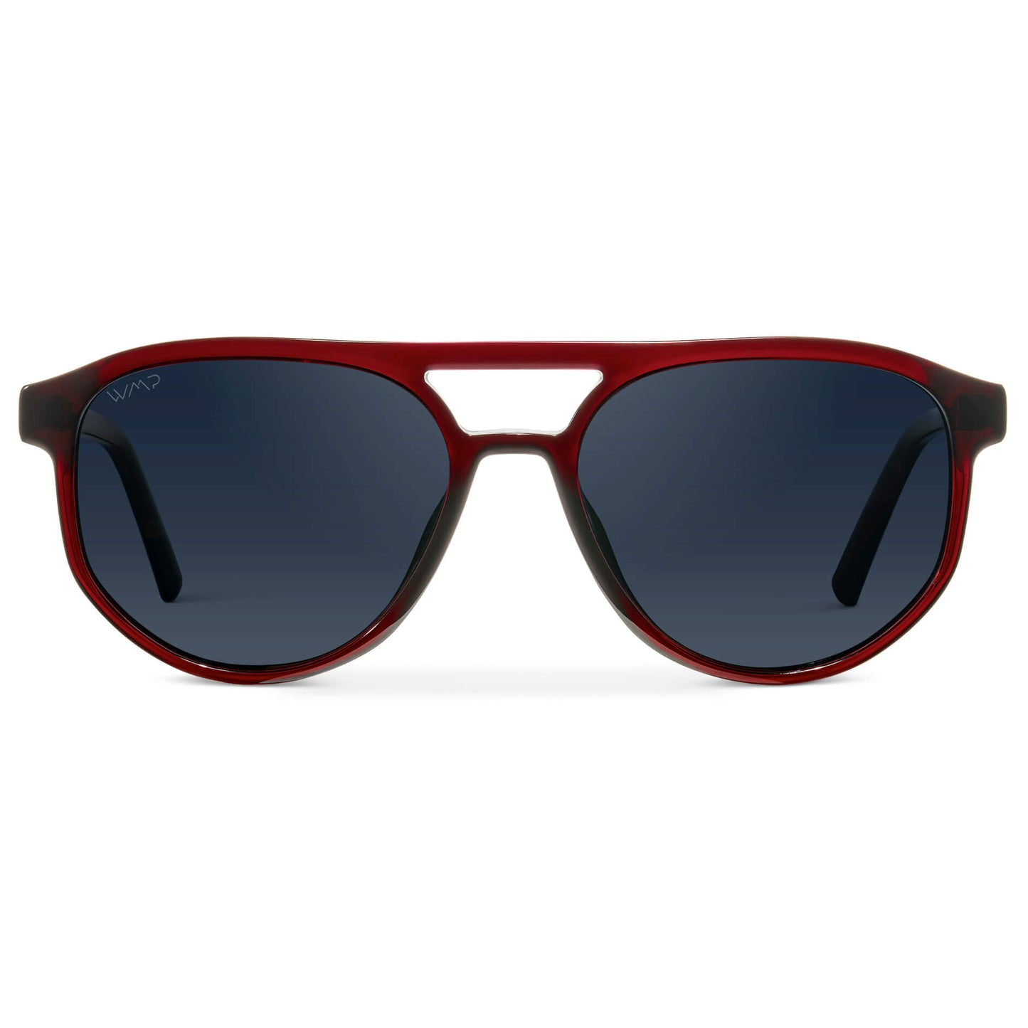 Red Garnet / Dark Blue Lens