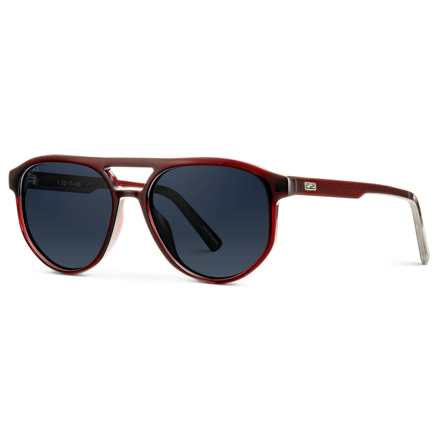 Red Garnet / Dark Blue Lens
