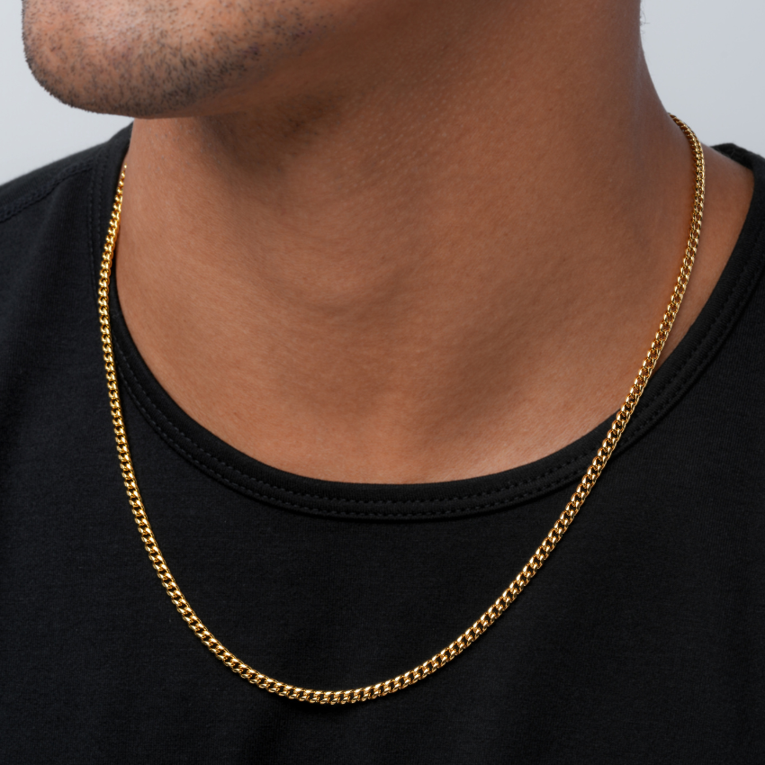 Gold || Gold Simple Chain Necklace