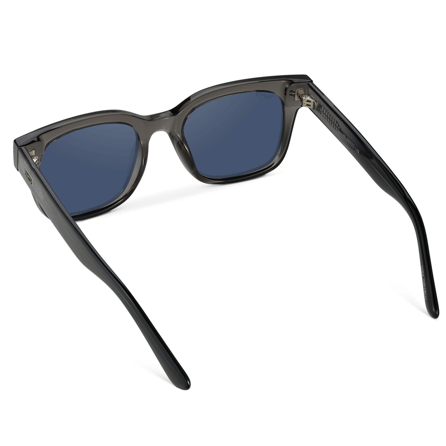 Black Ice Fade / Sapphire Blue Lens