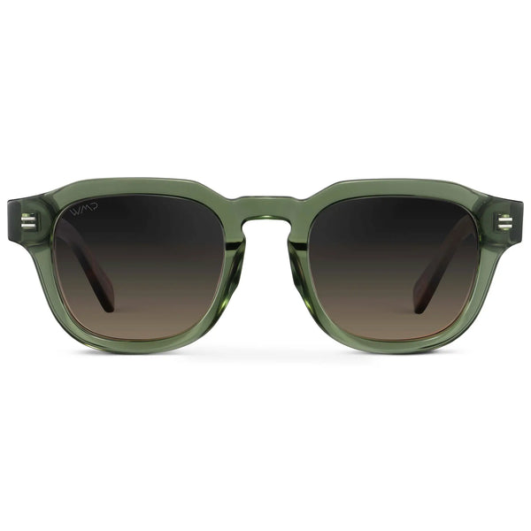 Nelson | Polarized - Crystal Agave Green / Grey Brown Gradient Lens