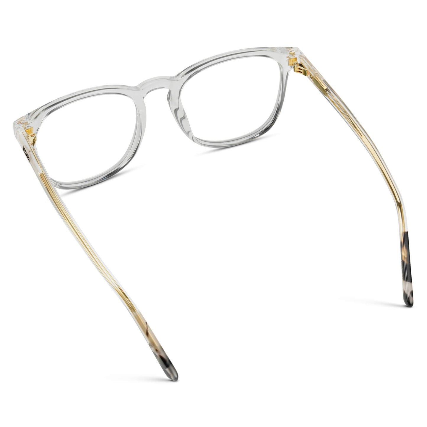 Clear || Clear Square Frame Prescription Glasses with Clear Lenses