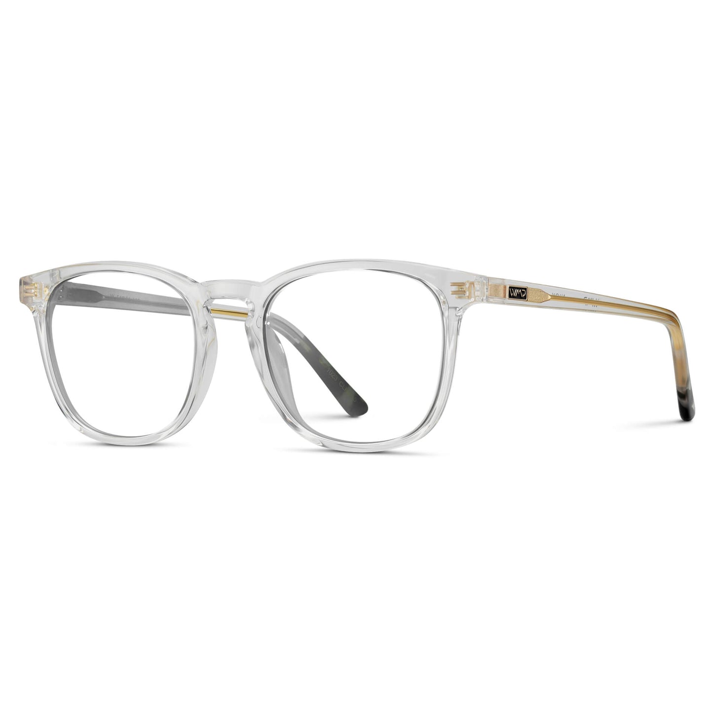 Clear || Clear Square Frame Prescription Glasses with Clear Lenses