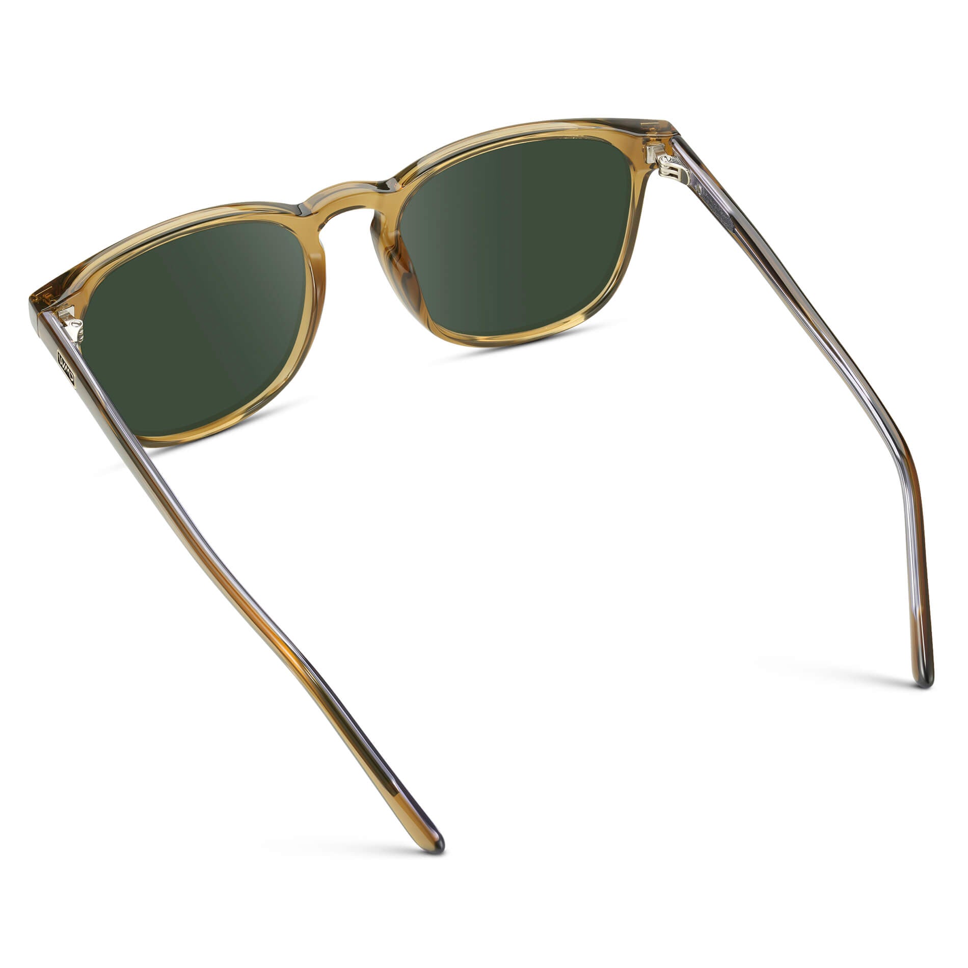 Crystal Verde / G15 Lens || Verde Square Frame Prescription Sunglasses with Green Lenses