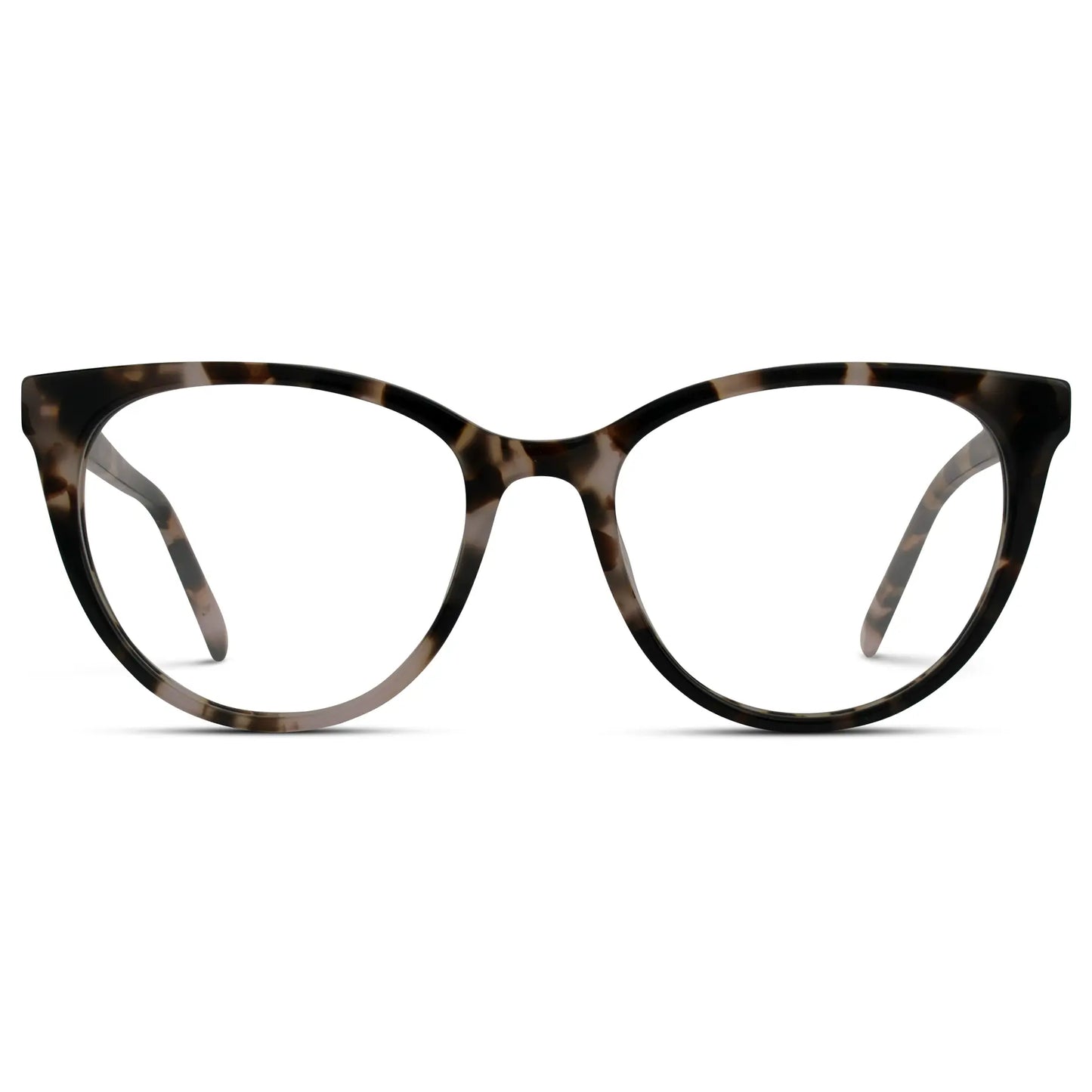 Pink Tortoise || Women's Pink Cateye Acetate Frame Prescription Glasses with Clear Lenses