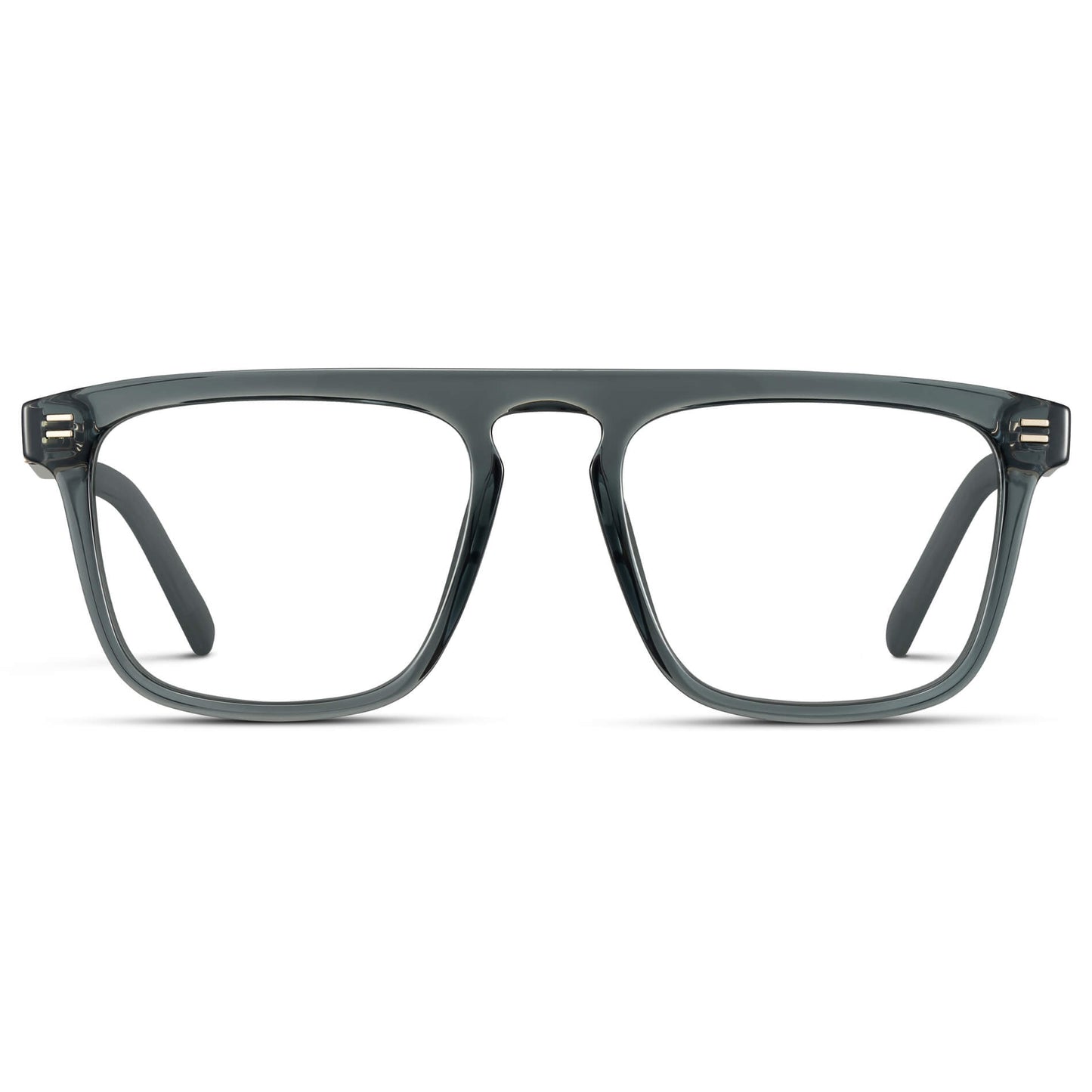 Crystal Stone Blue || Prescription Frames with Clear Lens