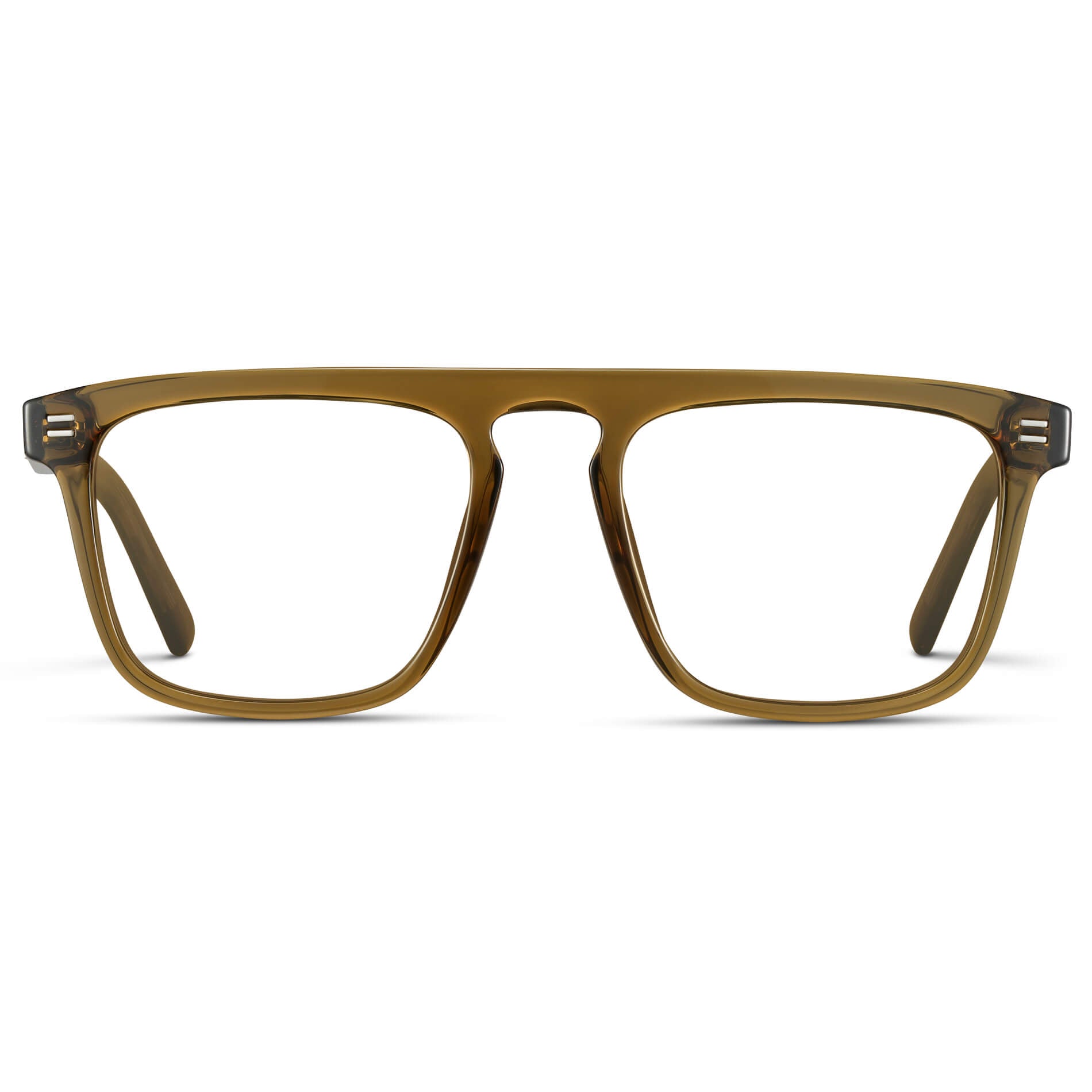 Crystal Verde || Prescription Frame with Clear Lens