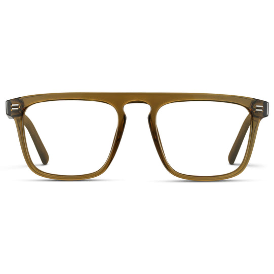 Crystal Verde || Prescription Frame with Clear Lens
