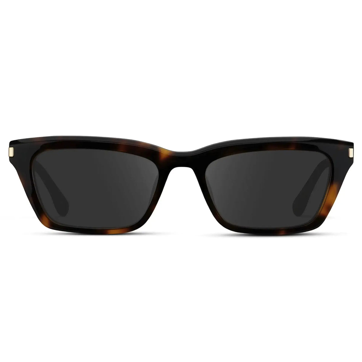 Brown Tortoise / Grey || Women's Cat Eye Prescription Sunglasses with Brown Tortoise Frame and Grey Lenses on a white background