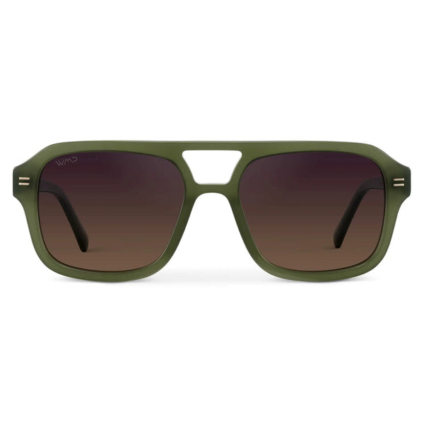 Sydney | Polarized - Olive Green / Sunset Gradient Lens