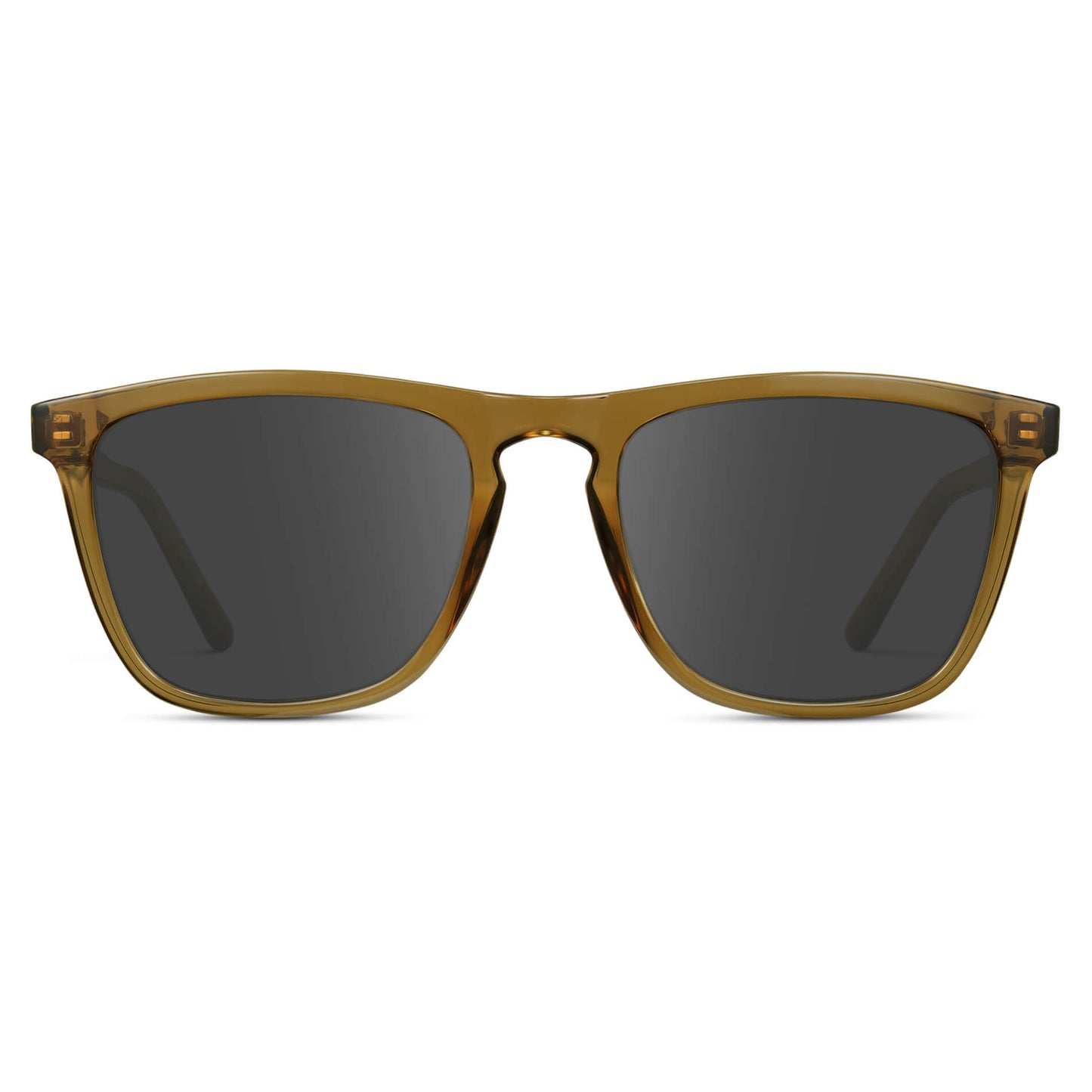 Crystal Verde / Grey Lens || Crystal Verde Square Frame Prescription Sunglasses with Grey Lenses