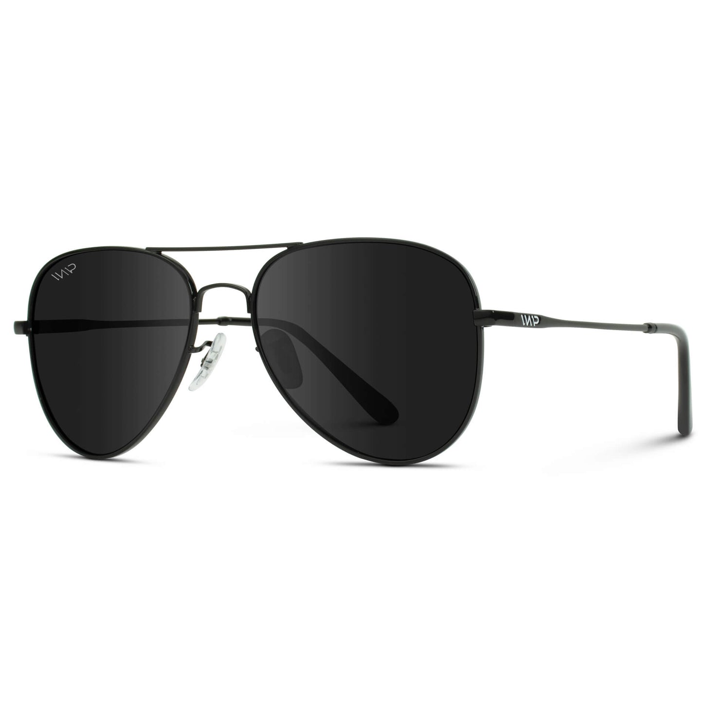 Full Black || Classic Aviator Sunglasses with Black Frame and Black Lenses