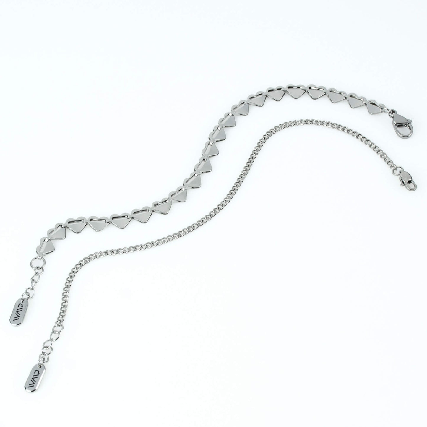 Silver || Affordable and Adjustable Silver Bracelet Set for Women