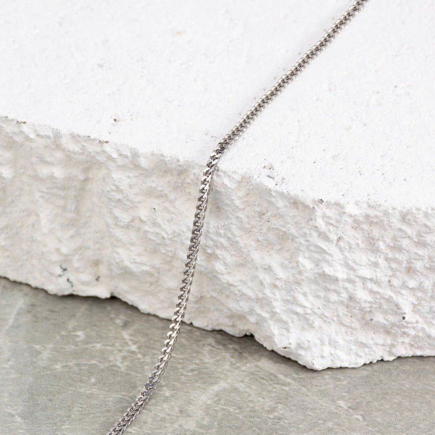 Silver || Minimal Fox Tail Silver Stainless Steel Chain Bracelet for Men