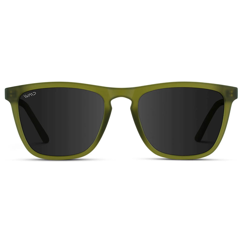 Wesley | Polarized - Frosted Saguaro Green / Black Lens