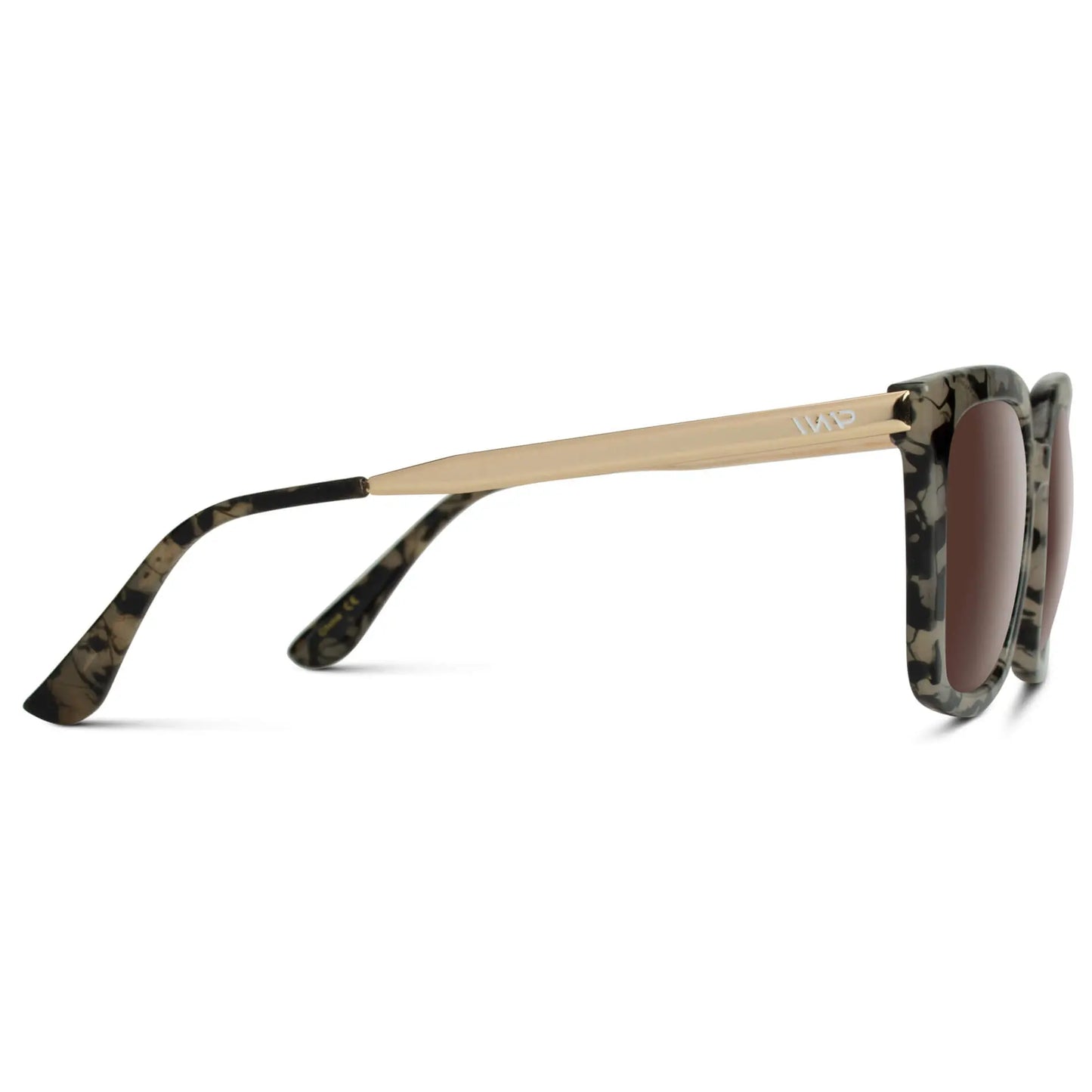 Beige Tortoise / Gradient Brown Lens || Women's Tortoise Oversized Square Frame Sunglasses with Brown Gradient Lenses