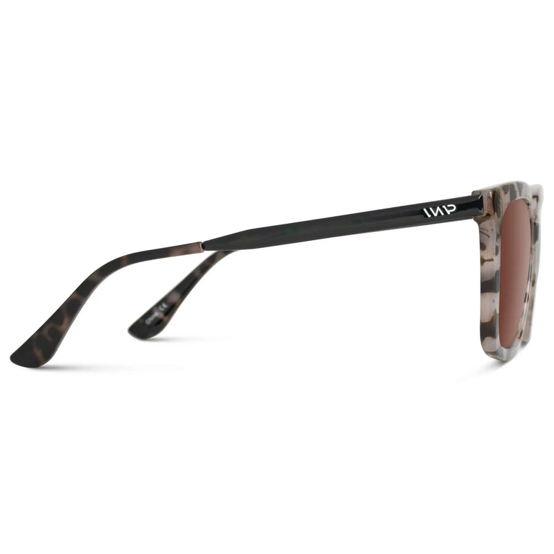 Madison | Polarized - Blush Pink Tortoise / Gradient Brown Lens