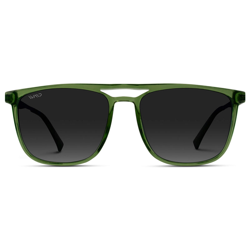 Lance | Polarized - Emerald Green / Black Gradient Lens