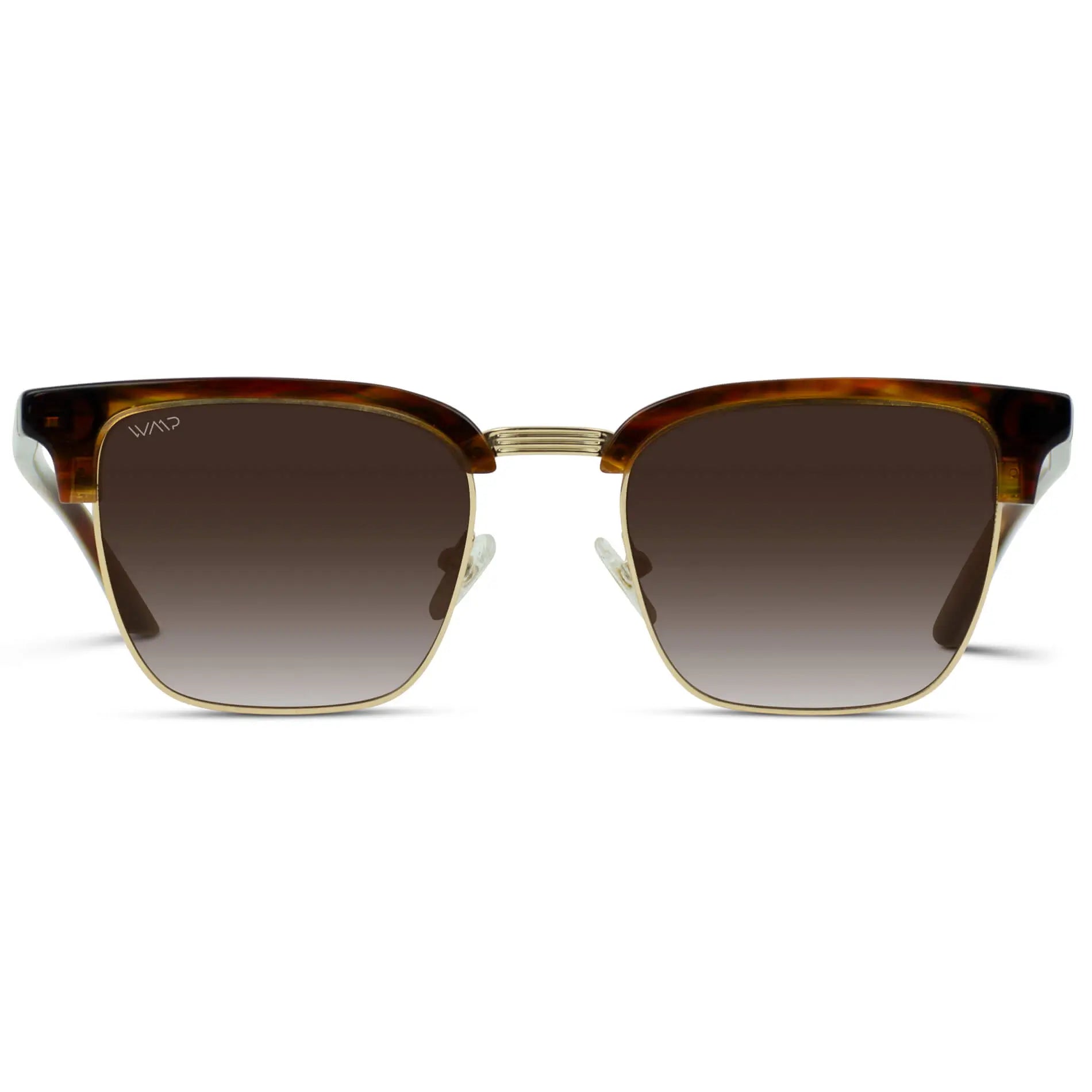 Mesquite Tortoise / Gradient Brown Lens || Mesquite Tortoise Horn Rimmed Polarized Sunglasses with Brown Gradient Lenses