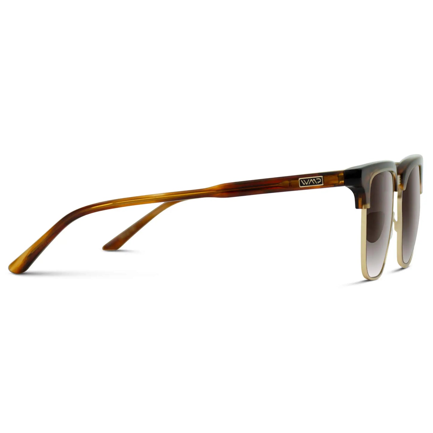 Mesquite Tortoise / Gradient Brown Lens || Mesquite Tortoise Horn Rimmed Polarized Sunglasses with Brown Gradient Lenses