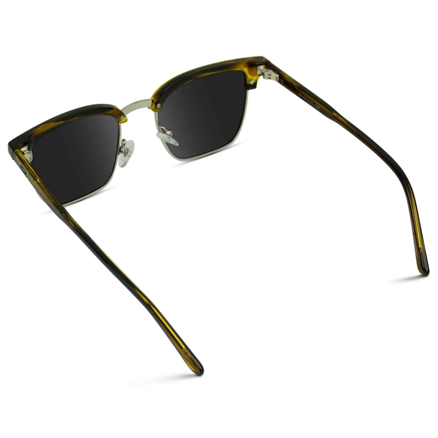 Palo Verde Tortoise / Black Lens || Palo Verde Tortoise Horn Rimmed Polarized Sunglasses with Black Lenses